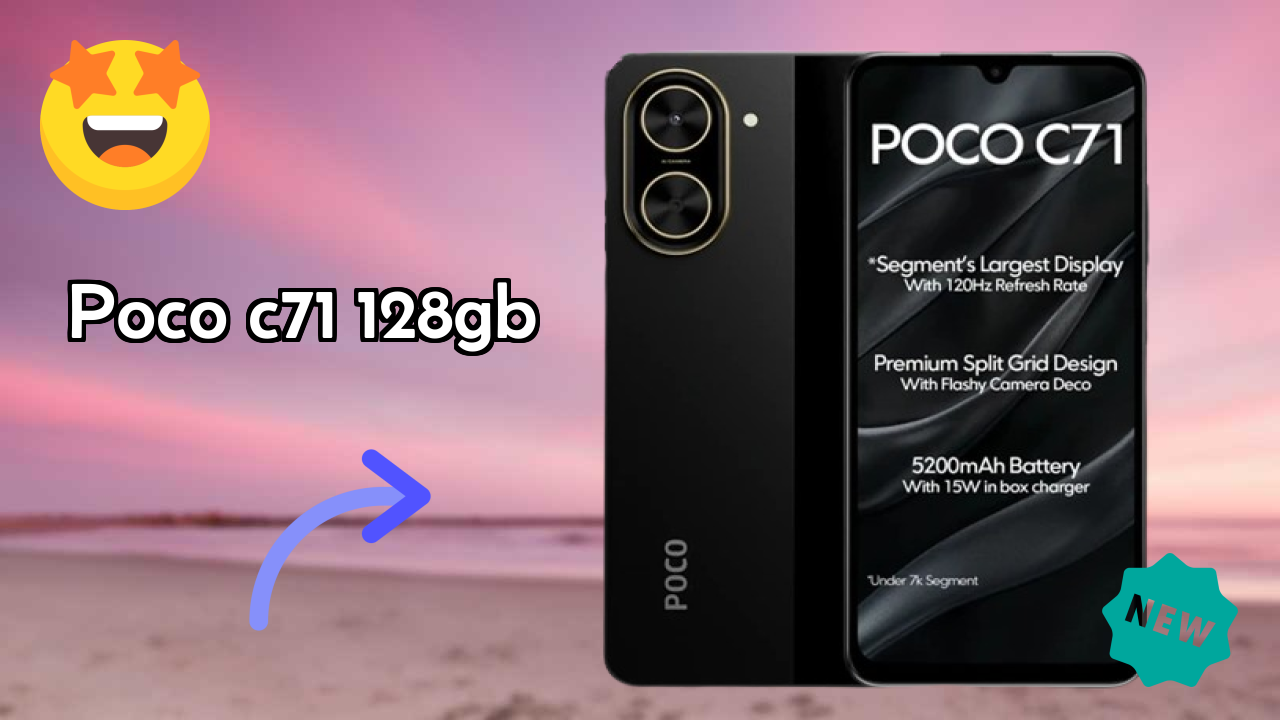 POCO C71 128GB Display Review: IPS LCD Technology