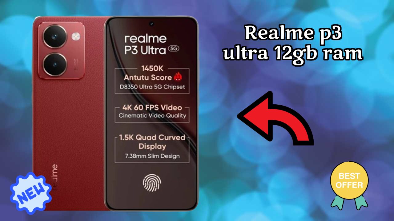 Realme P3 Ultra 12GB RAM Gaming Performance: MediaTek Dimensity 8350 Ultra FPS Test