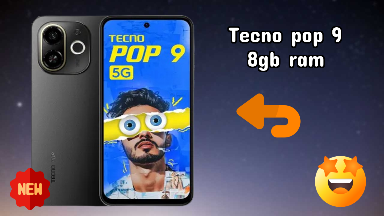 Tecno Pop 9 8GB RAM Review: 8 GB RAM Gaming Tested