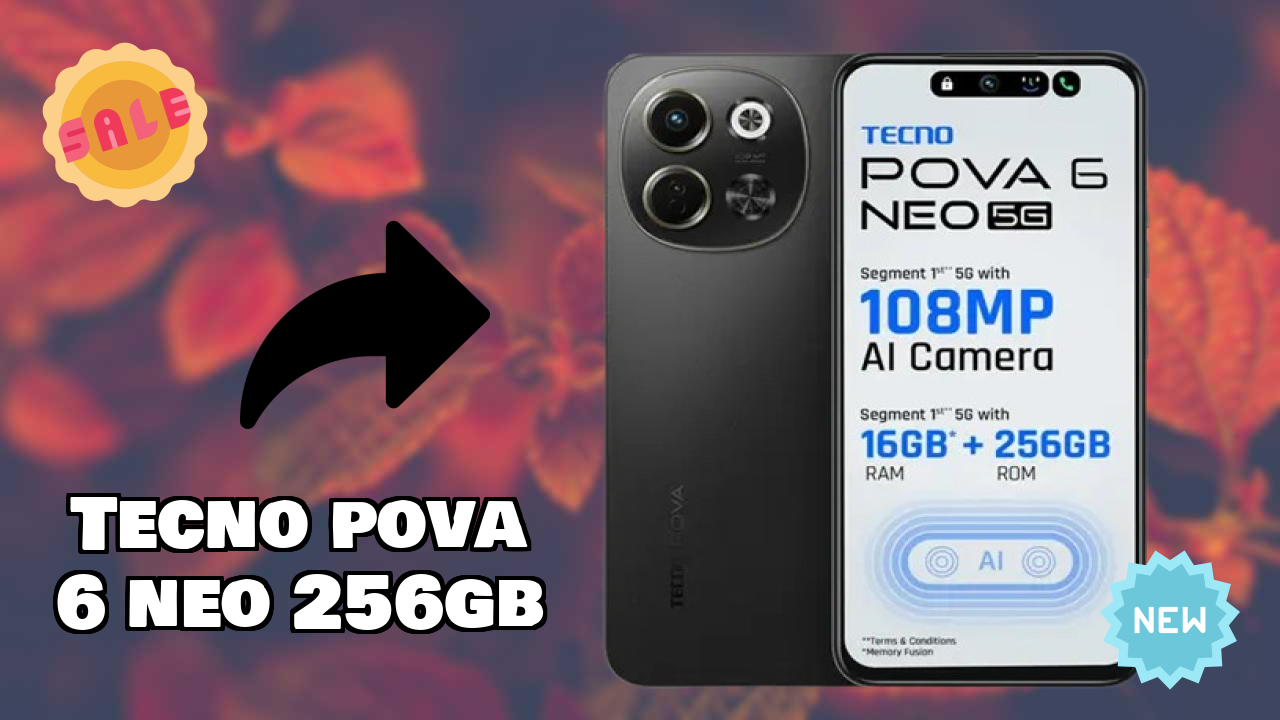 Tecno Pova 6 Neo 256GB Battery Life: 5000 MAh Charging Time