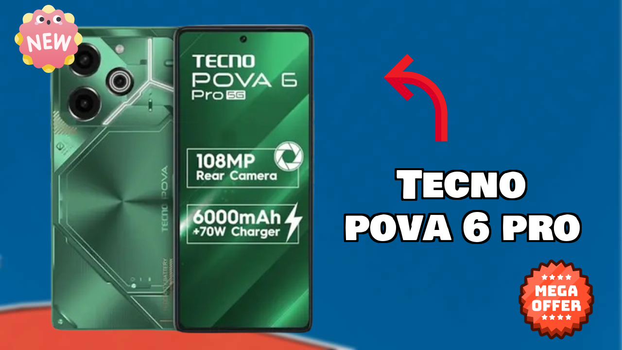 Tecno Pova 6 Pro Gaming Test: MediaTek Dimensity 6080 FPS Performance