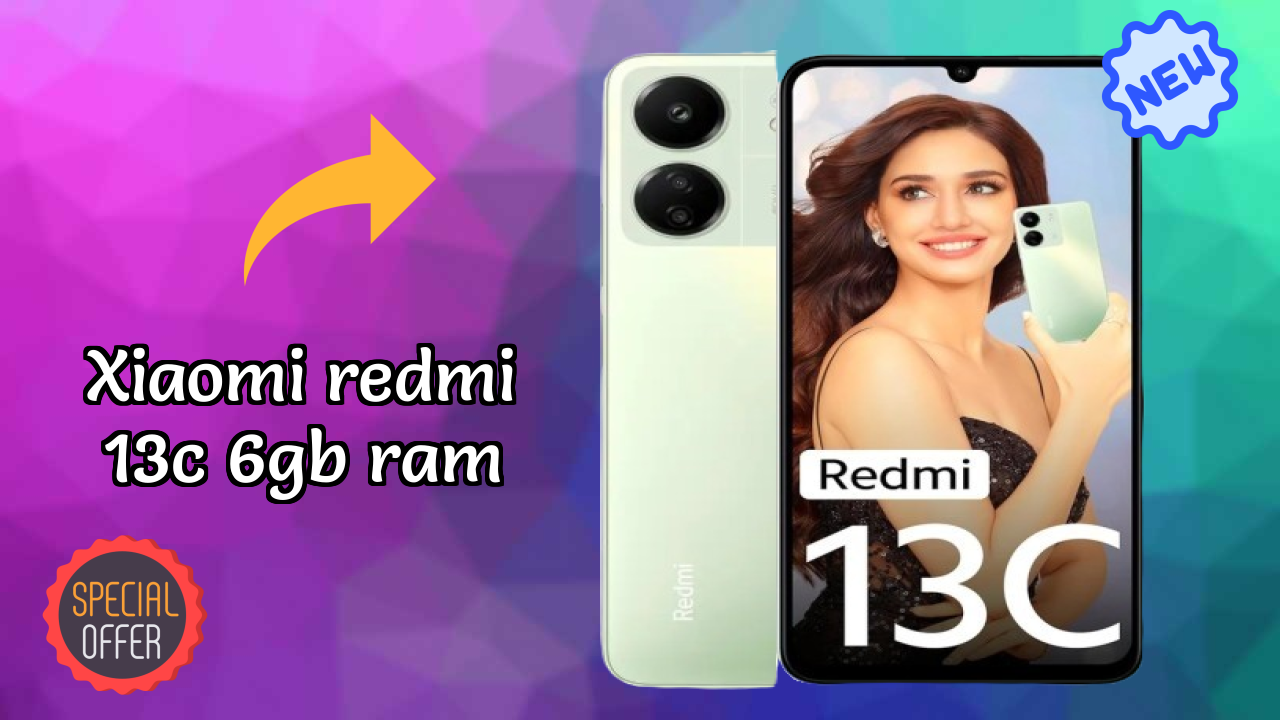 Xiaomi Redmi 13C 6GB RAM at ₹10,999 - Best Features Highlighted